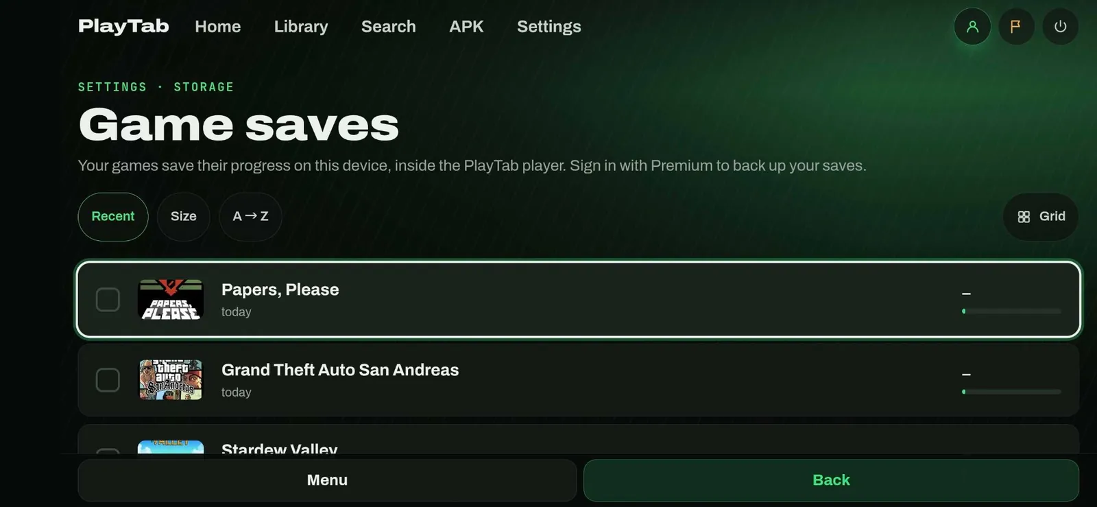Your saves, on your phone and in the cloud
